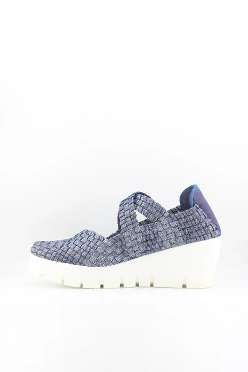 Bernie Mev Woven Mary Jane Platform Shoe
